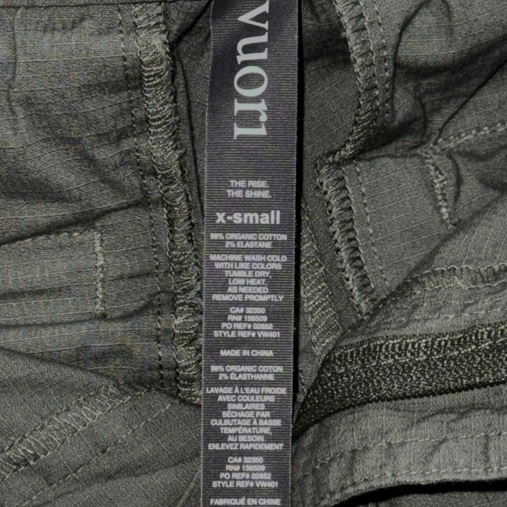 Vuori Ripstop Utility Pants Olive Green With Drawstring Size XS - Picture 9 of 9
